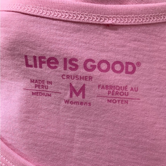 Life Is Good ‘Here Comes The Sun’ Pink Tank Top - Picture 4 of 6